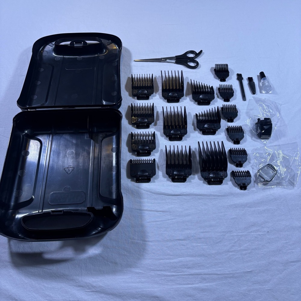 Wahl Professional Hair Clipper Kit - Attachments and Case Only - No Razor